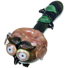 Empire Glassworks - Owl Themed Mini Spoon Pipe