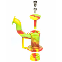 floating stack of separated bubbler pieces