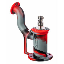 Silicone Bubbler Rig in Red Black and Grey