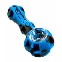 black & blue silicone pipe