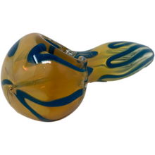 fatty chamber glass hand smoking pipe with bowl