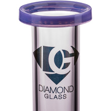 Diamond Glass Bubble Barrel Straight Tube Bong