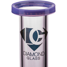Diamond Glass Bubble Barrel Straight Tube Bong