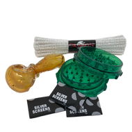 glass hand pipe smoking bundle