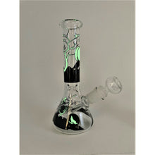 Glow in The Dark Cute Girly Glass Beaker Bong