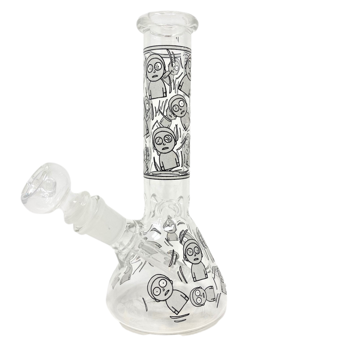 Glow in The Dark Cute Girly Glass Beaker Bong