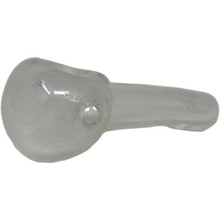 glow in the dark glass hand smoking pipe with bowl