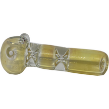 Heavy Duty Gold Glass Pipe 5"