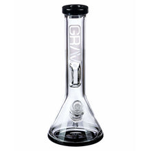 GRAV Labs Black Accented Beaker Bong with Inverted Restriction