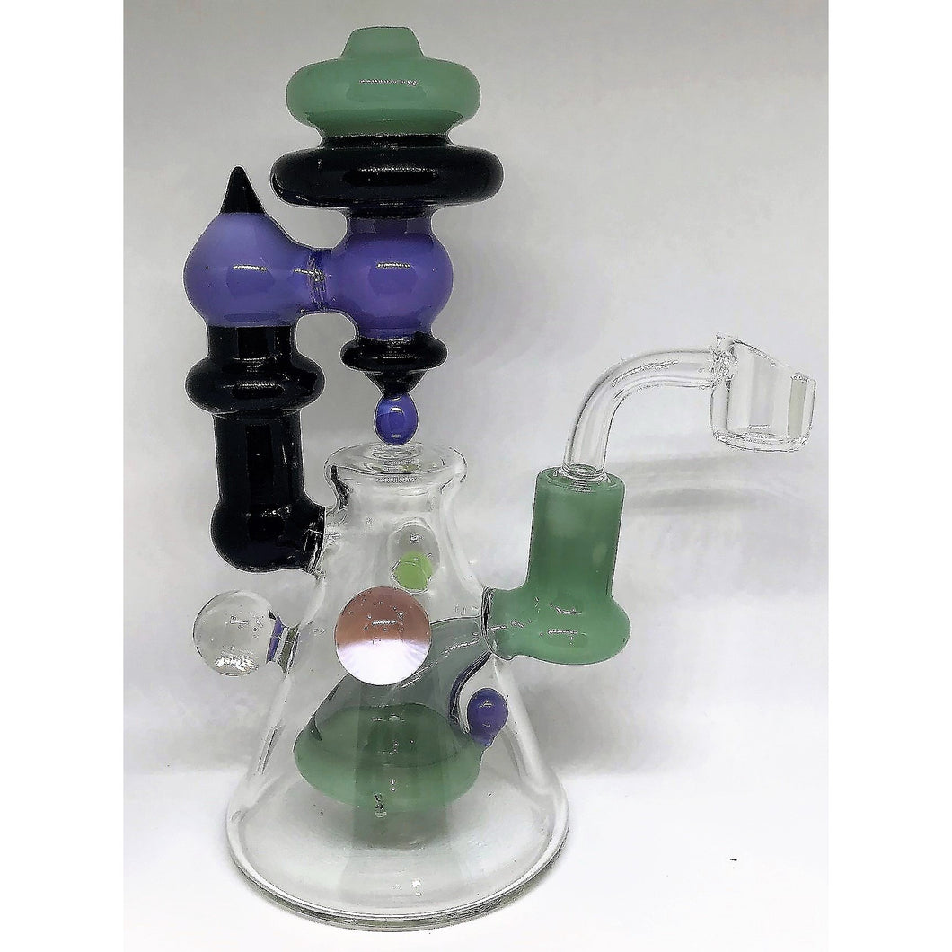 Dab Rib Bubble Drip Heady Dab Rig - Kings Pipes