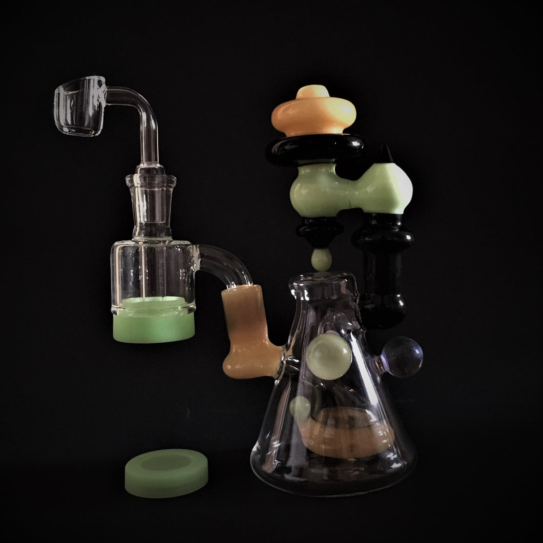 Heady Dab Rig Kit with Reclaim Catcher - Kings Pipes