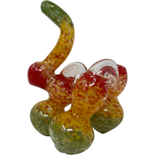 heavy duty triple water chamber bubbler pipe side by side