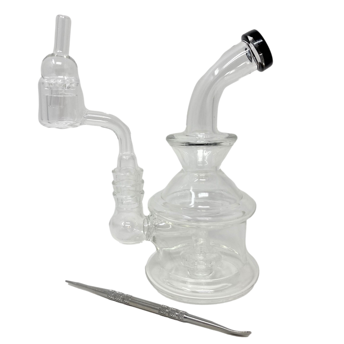 honeycomb dab rig kit with quartz banger