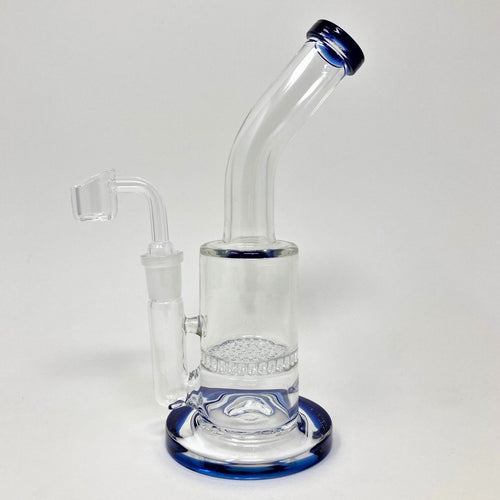 honeycomb dab rig with quartz banger