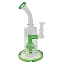 Bent Neck Matrix Perc Glass Bong 