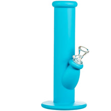 Blue 10" Silicone Straight Tube Bong