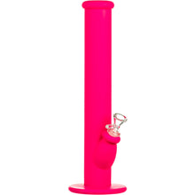 Pink 14" Silicone Straight Tube Bong