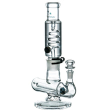 Clear Glycerin Coil w/ Colored Inline Perc Bong