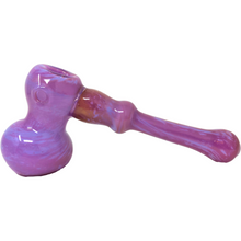 pastel hammer glass water pipe bubbler