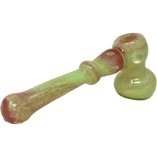 pastel hammer glass water pipe bubbler