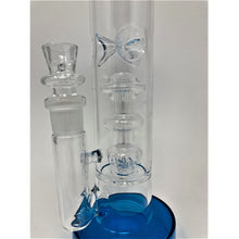 11" Mushroom Perk Straight Tube Percolator Bong