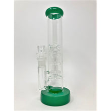 11" Mushroom Perk Straight Tube Percolator Bong