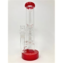 11" Mushroom Perk Straight Tube Percolator Bong