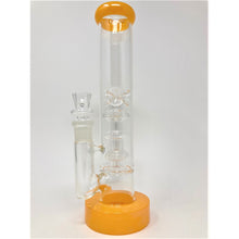 11" Mushroom Perk Straight Tube Percolator Bong