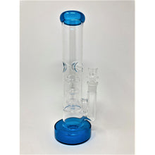 11" Mushroom Perk Straight Tube Percolator Bong