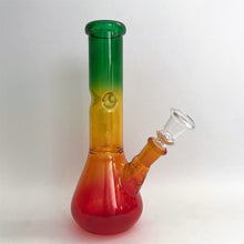 8" Rasta Single Perc Bong