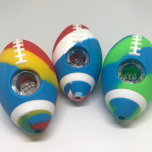 FOOTBALL SILICONE PIPE 4"
