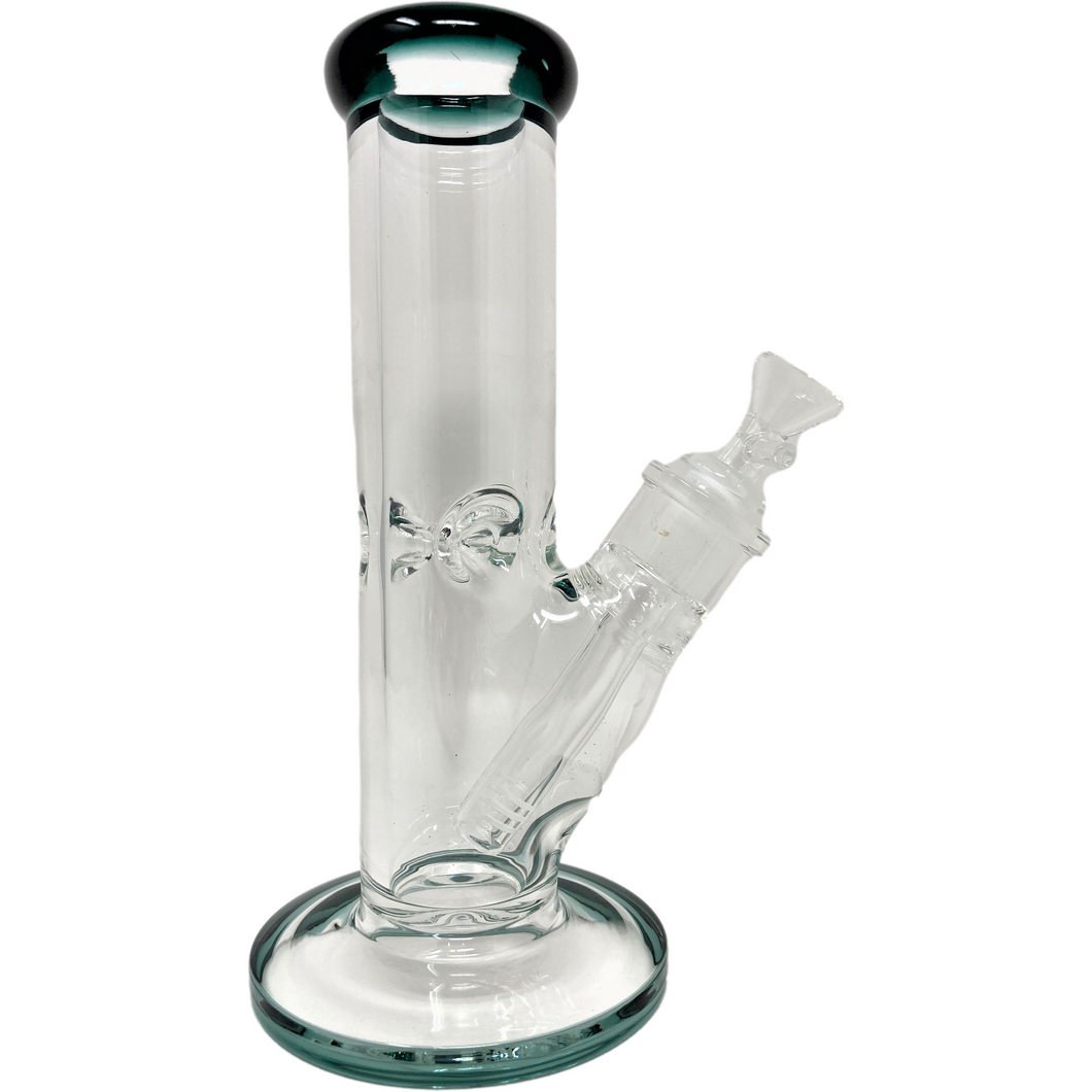 7mm Thick Glass Straight Tube Bong