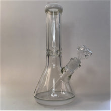 Thick Glass 9mm Beaker Bong with Color Accents