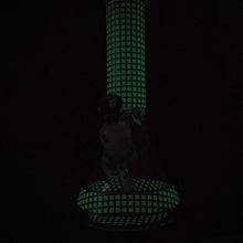 Glow in the Dark 7mm Thick Glass Beaker Bong 12"