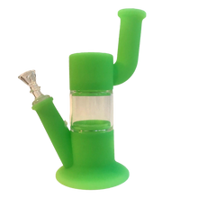 waxmaid bubbler bong silicone glass hybrid