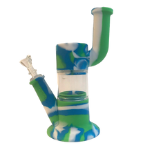 waxmaid bubbler bong silicone glass hybrid