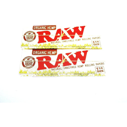 Weavs Supplies Raw Organic Hemp Rolling Papers 1 1/4 Size - 2 pack